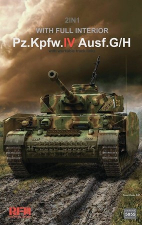 Rye Field Model 1:35 5055 Pz.kpfw.IV Ausf.G/H 2in1  with full interior