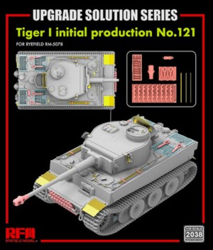 Rye Field Model 1:35 2038 Upgrade set for 5078 Tiger I initial production No.121