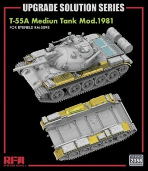 Rye Field Model 1:35 2056 T-55A Medium Tank Mod.1981 for RFM5098 - Upgrade Solution 1/35