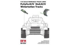 Rye Field Model 1:35 5084 1/35 Workable Winterketten Tracks for Pz.Kpfw. III/IV