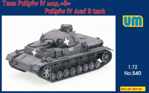 Unimodels 1:72 UM540 Pz.Kpfw IV Ausf B tank