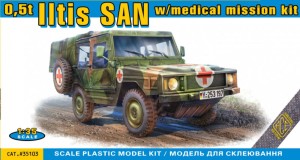 ACE 1:35 ACE35103 0,5t Iltis SAN w/medical mission kit