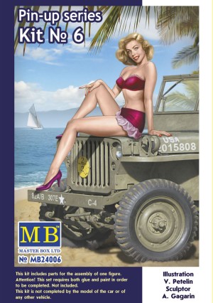 Master Box Ltd. 1:24 24006 Pin-up series, Kit No.6 Samantha