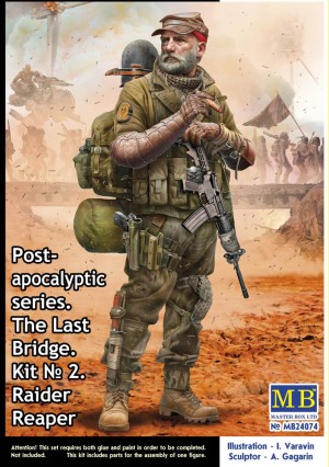 Master Box Ltd. 1:24 24074 Raider Reaper Pst-apocalyptic series. The Last Bridge. Kit No. 2