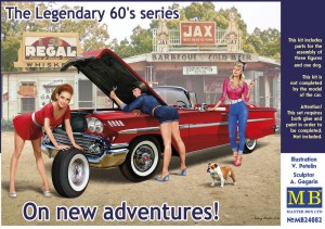 Master Box Ltd. 1:24 24082 The Legendary 60's series. On new adventures!