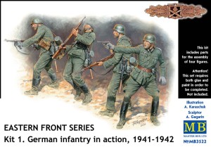 Master Box Ltd. 1:35 3522 German Infantry in action 1941-1942 Eastern Front Series Kit No. 1