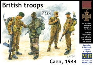 Master Box Ltd. 1:35 3512 Britische Truppen Caen 1944