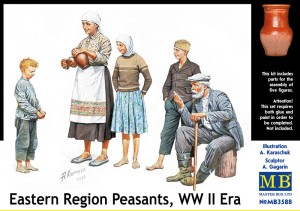 Master Box Ltd. 1:35 3588 Citizenry East European WWII era