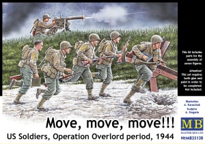 Master Box Ltd. 1:35 35130 U.S. soldiers,Operation Overlord peri944