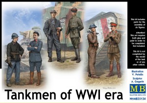 Master Box Ltd. 1:35 35134 WWI Tankmen
