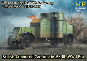 Master Box Ltd. 1:72 72007 Austin Mk.III British armored car1914-18