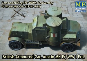 Master Box Ltd. 1:72 72008 Austin Mk.IV British armored car,1914-18