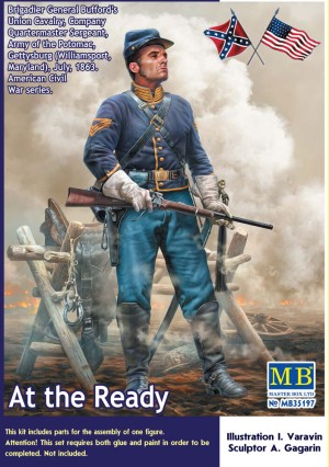 Master Box Ltd. 1:35 35197 At the Ready Brigadier General Bufford's Union Cavalr