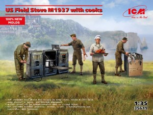 ICM 1:35 35619 US Field Stove M1937 with cooks (100% new molds)
