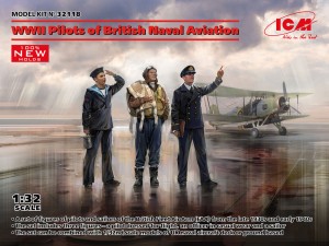 ICM 1:32 32118 WWII Pilots of British Naval Aviation (100% new molds)