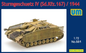 Unimodels 1:72 UM551 Sturmgeschutz IV (Sd.Kfz.167)/1944