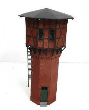 Spur H0 Auhagen Wasserturm Backstein / Fachwerk Fertigmodell 