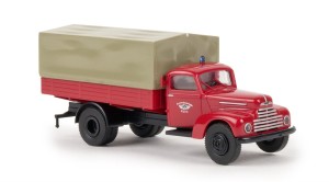 Brekina 1/87 49029 Ford FK 3500 P/P-LKW Berufsfeuerwehr Köln,  - NEU