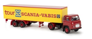Brekina 1/87 85156 Scania LB 76 Koffer-SZ Scania Tour 63,  - NEU
