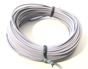 Schneider 5043 Qualitäts-Sachwachstromlitze 18x0,10  grau 100m 0,14mm² (0,135€/1m)