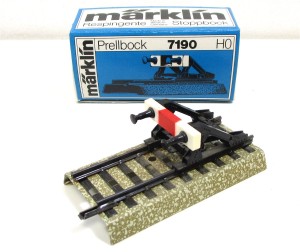 Märklin H0 7190 M-Gleis Kunststoff-Prellbock unbeleuchtet - OVP (Z185-1)